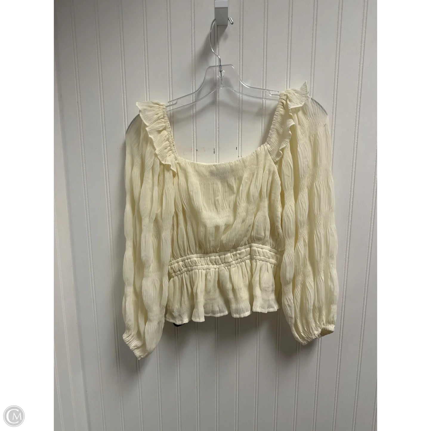 Top Long Sleeve By Lulus In Floral Print, Size: S