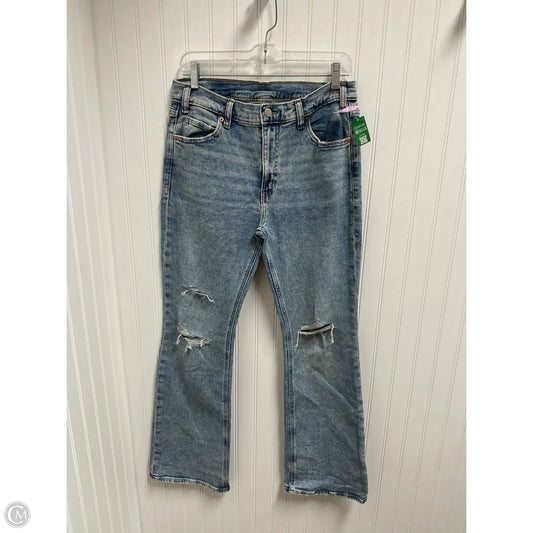 Jeans Boot Cut By Gap In Blue Denim, Size: 8