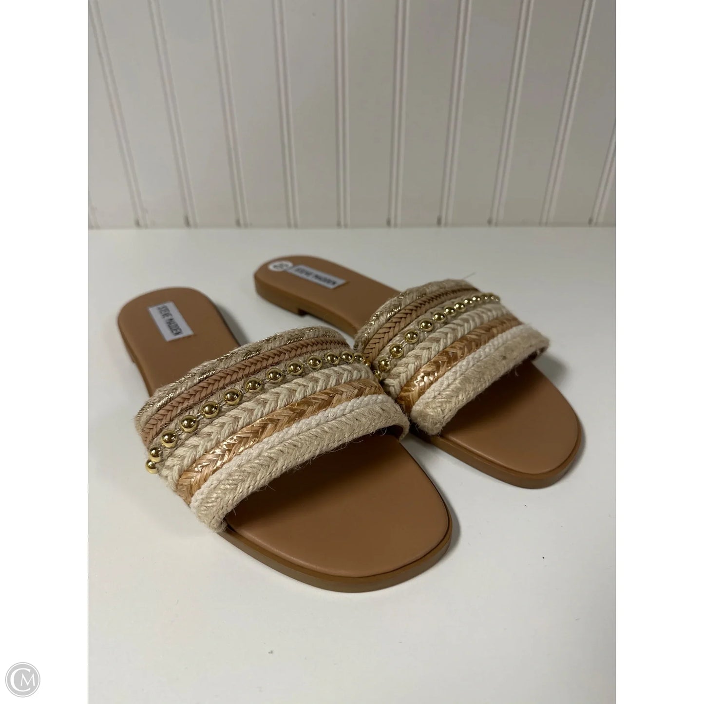 Sandals Flats By Steve Madden In Beige, Size: 10
