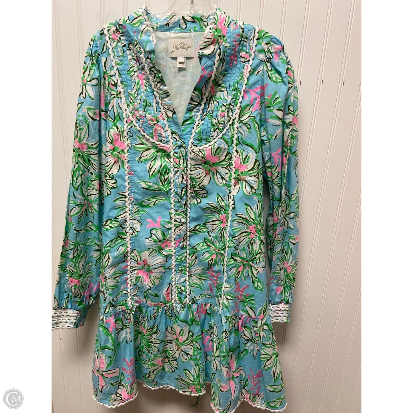 Dress Designer By Lilly Pulitzer In Blue, Size: 1x