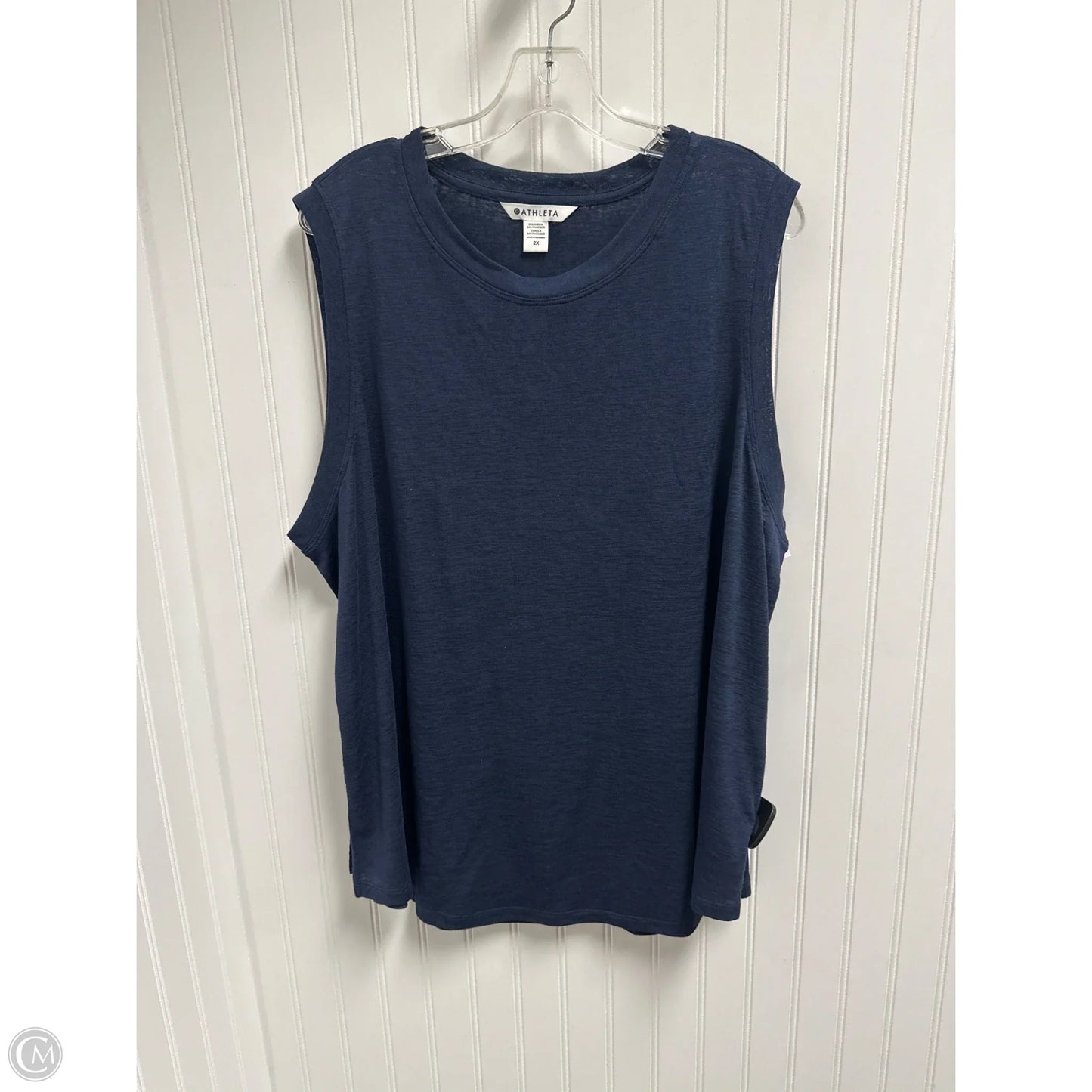 Athletic Tank Top By Athleta In Navy, Size: 2x