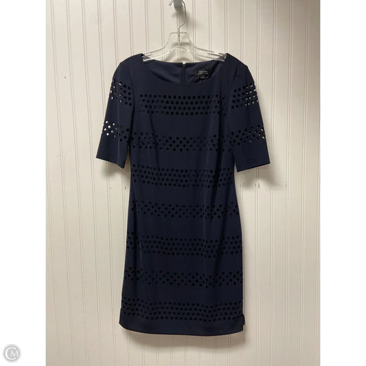 Dress Work By Tahari In Navy, Size: S
