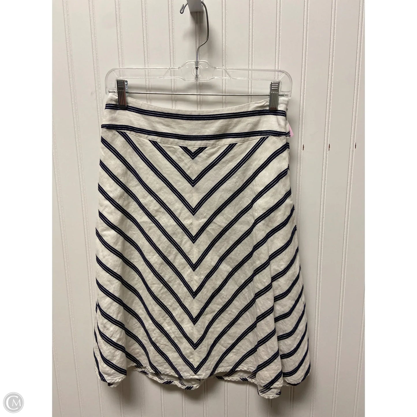 Skirt Mini & Short By Talbots In Blue & White, Size: 2p