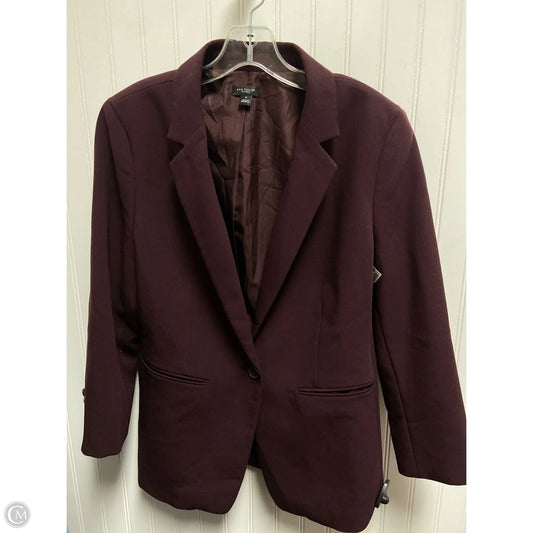 Blazer By Ann Taylor In Purple, Size: M