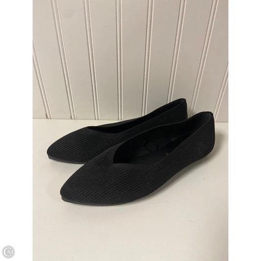 Shoes Flats By Clothes Mentor In Black, Size: 6.5