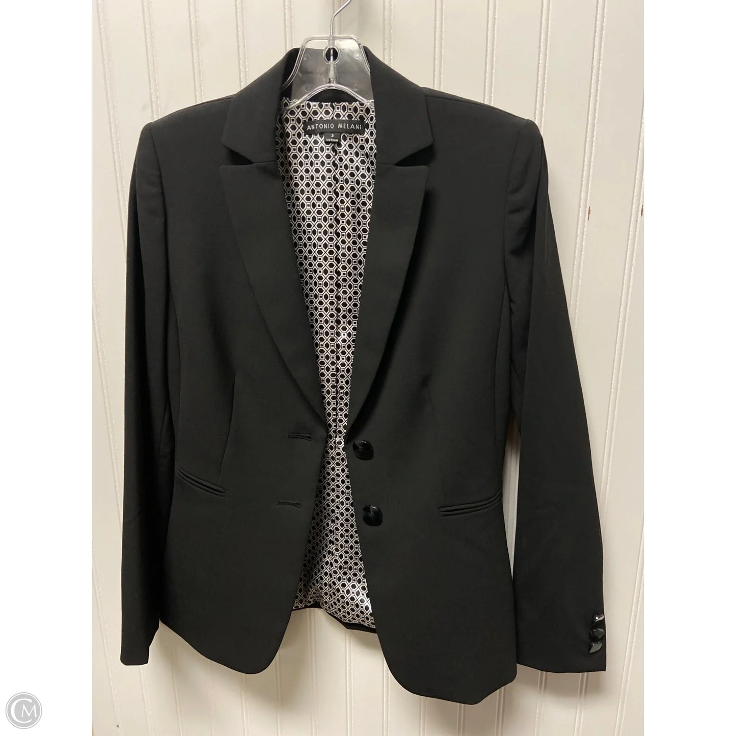 Blazer By Antonio Melani In Black, Size: Xs