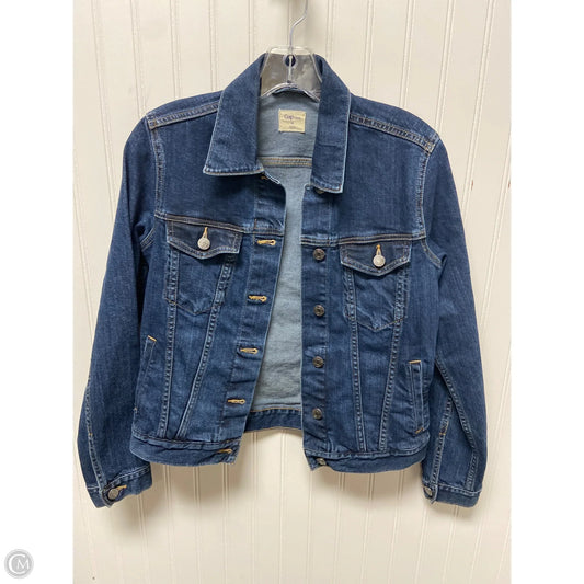 Jacket Denim By Gap In Blue Denim, Size: Xs