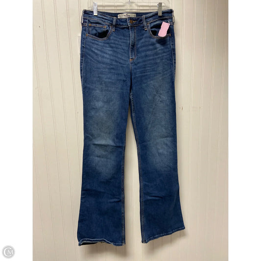 Jeans Boot Cut By Hollister In Blue Denim, Size: 12