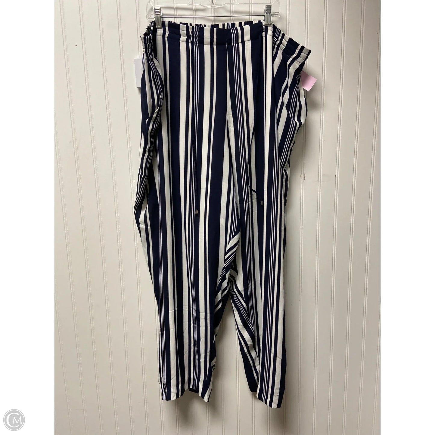 Pants Wide Leg By Lane Bryant In Striped Pattern, Size: 26