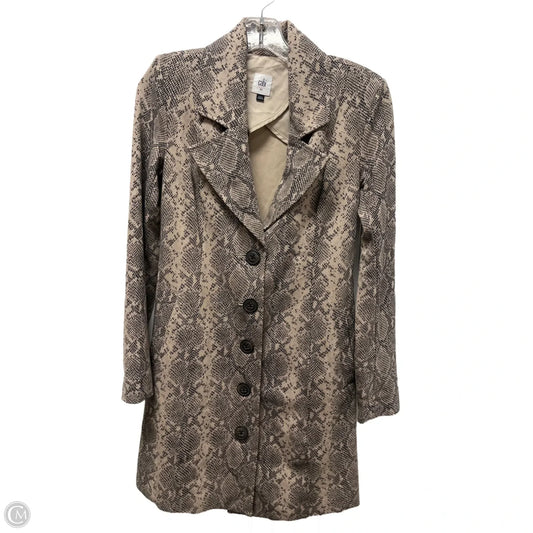Coat Peacoat By Cabi In Snakeskin Print, Size: Xs