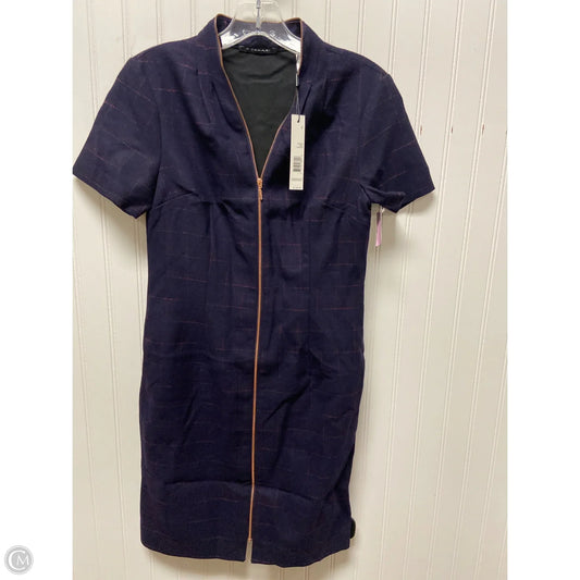 Dress Work By Tahari In Navy, Size: Xs