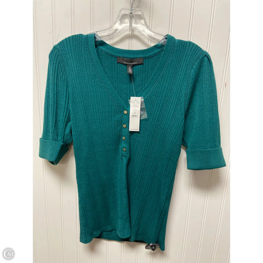Top 3/4 Sleeve By White House Black Market In Green, Size: M