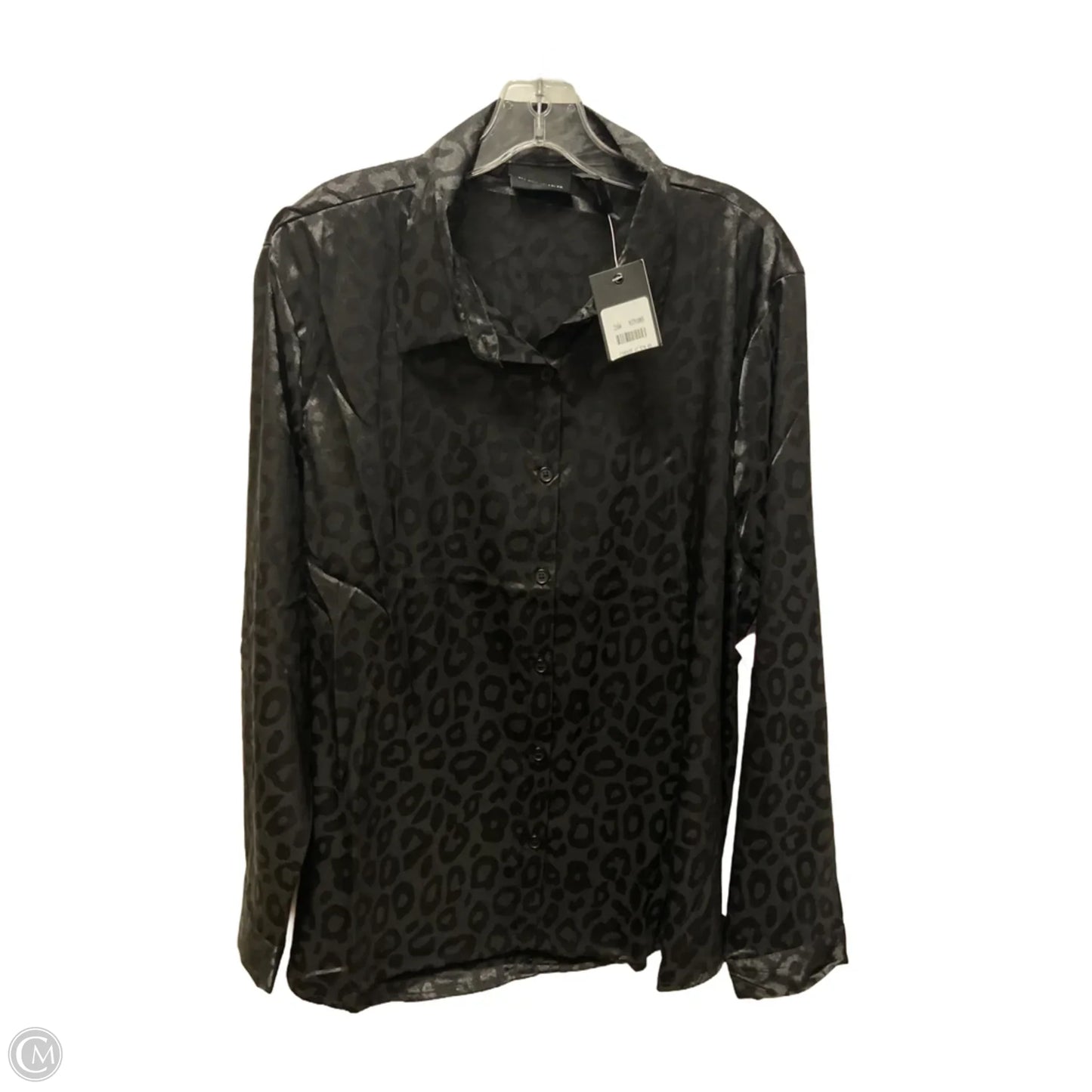 Top Long Sleeve By Cmc In Animal Print, Size: 1x