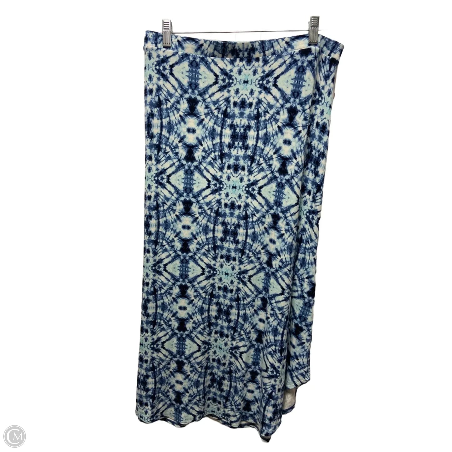 Skirt Midi By Chicos In Blue, Size: 16
