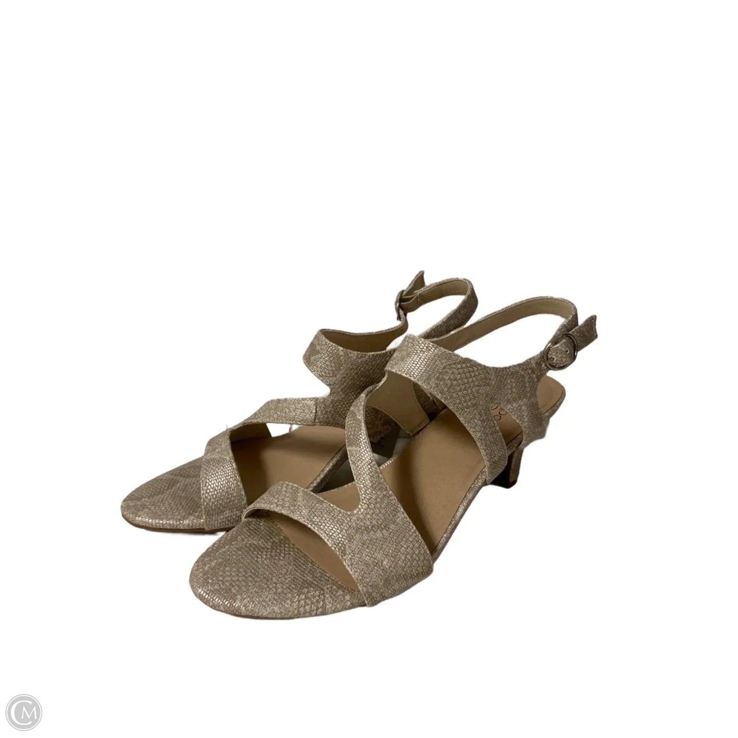 Shoes Heels Block By Kim Rogers In Beige, Size: 9