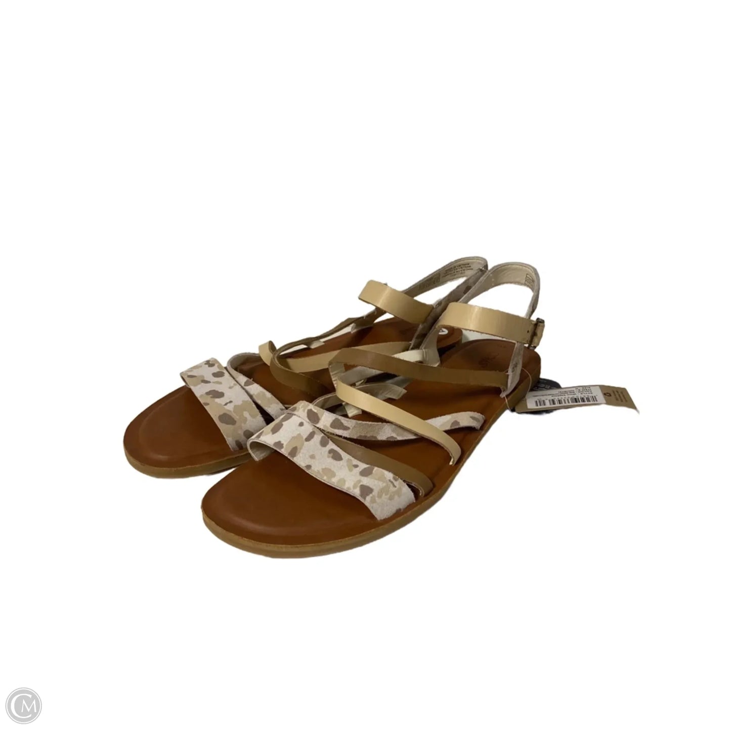 Sandals Flats By Toms In Beige, Size: 11