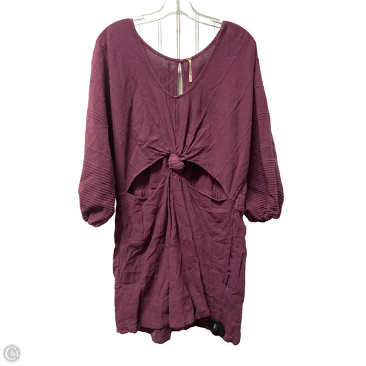 Romper By Free People In Purple, Size: L