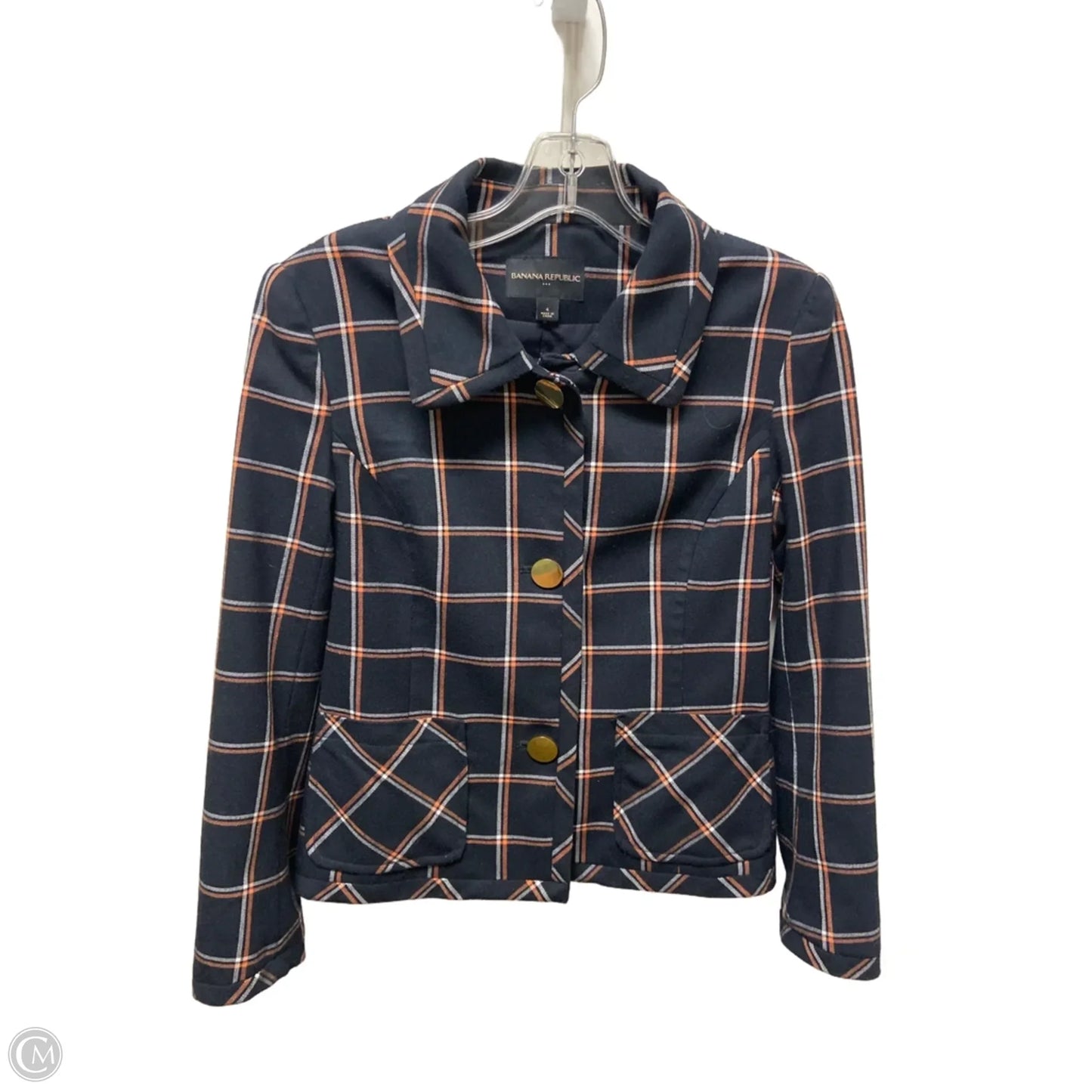 Blazer By Banana Republic In Blue, Size: S