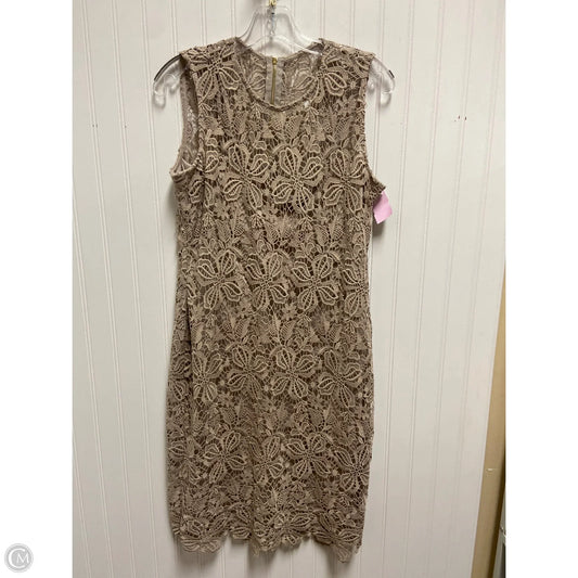 Dress Party Short By Calvin Klein In Beige, Size: L