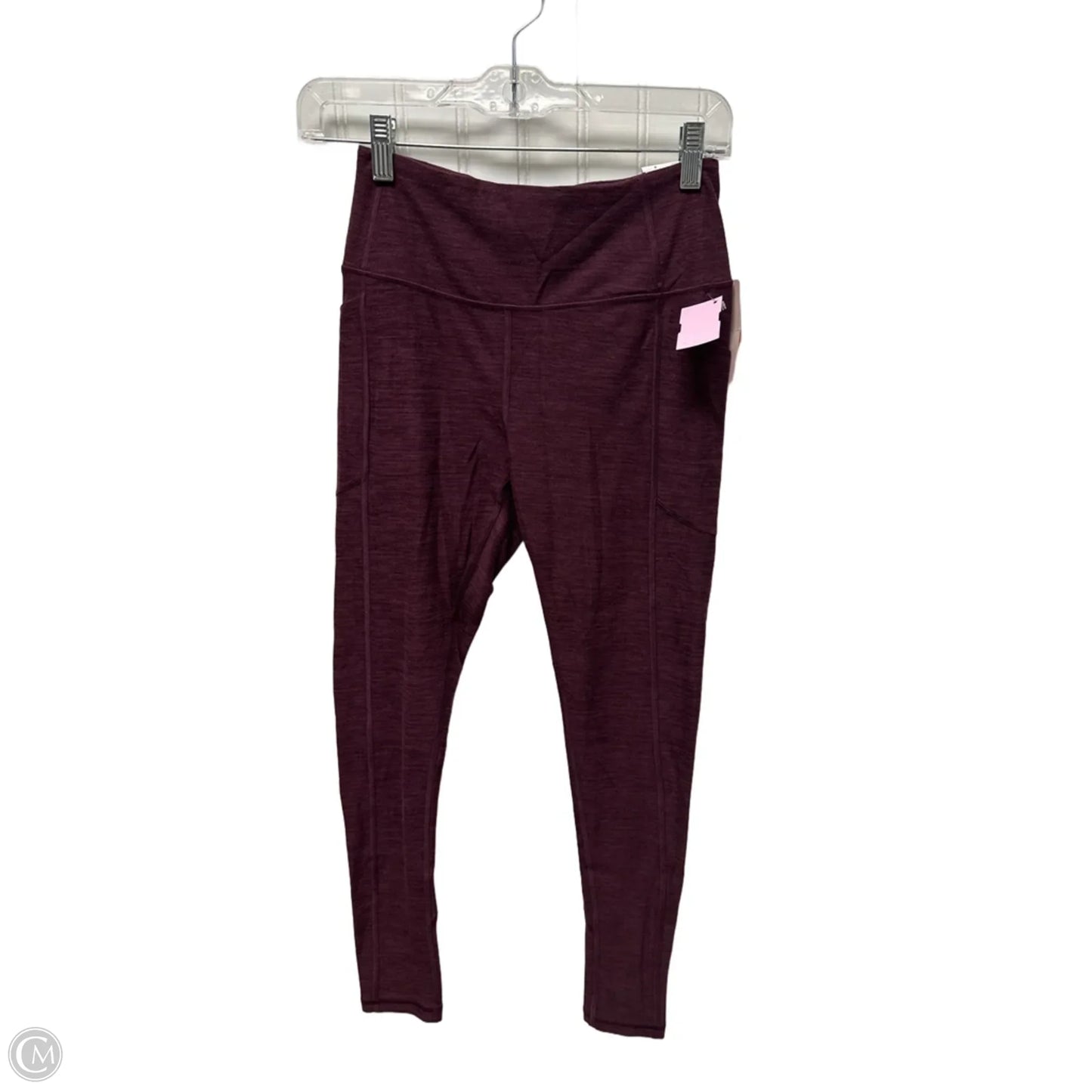 Athletic Leggings By Victorias Secret In Purple, Size: S