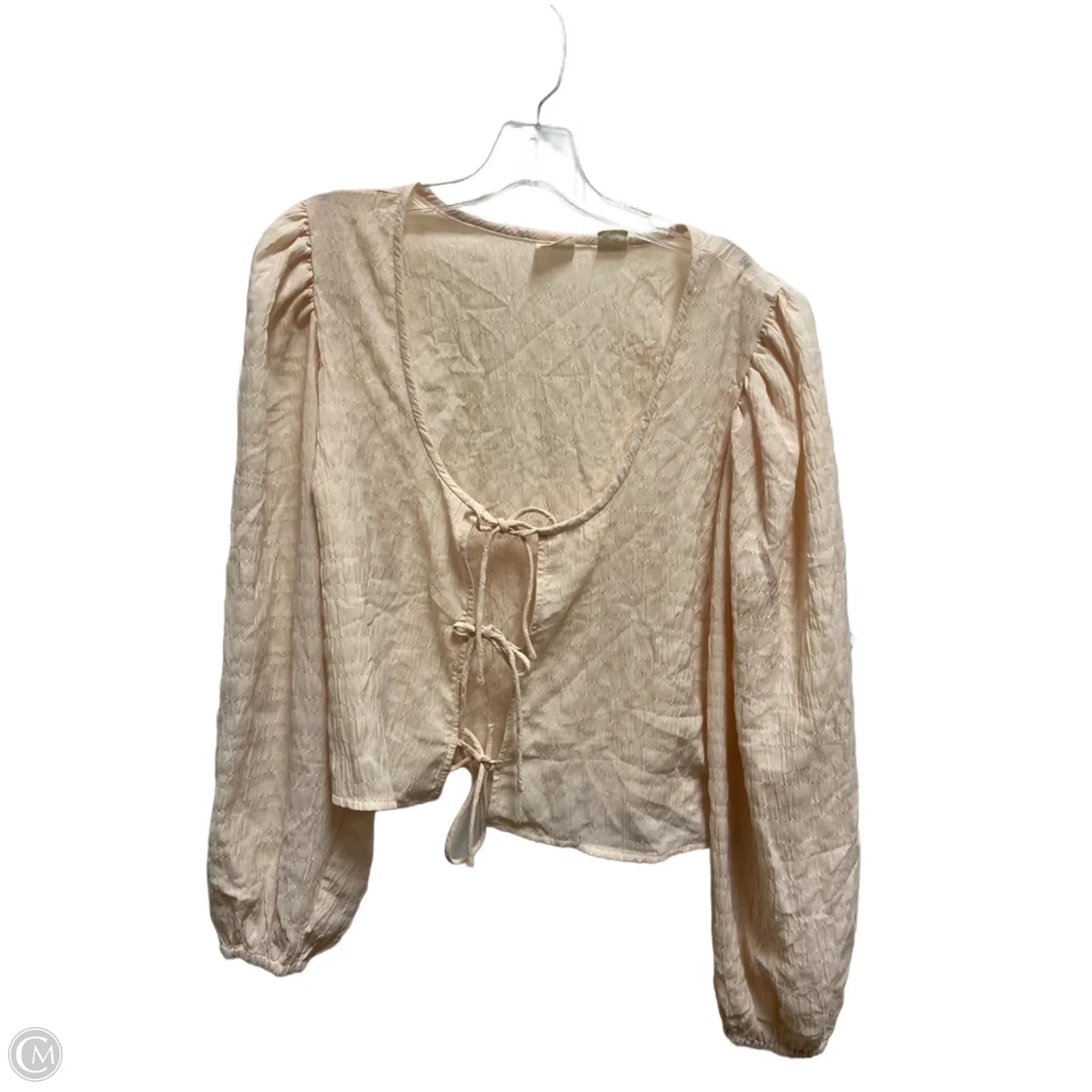 Top Long Sleeve By Levis In Pink, Size: Xl