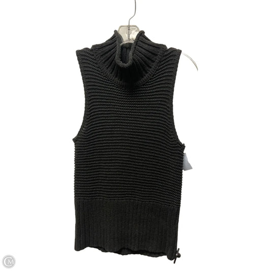 Sweater Short Sleeve By Gap In Black, Size: S