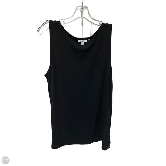 Top Sleeveless Basic By Chicos In Black, Size: Xl