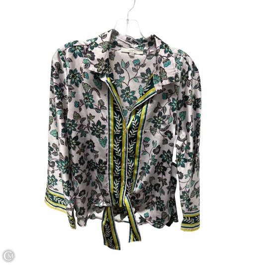 Top Long Sleeve By Loft In Purple, Size: L