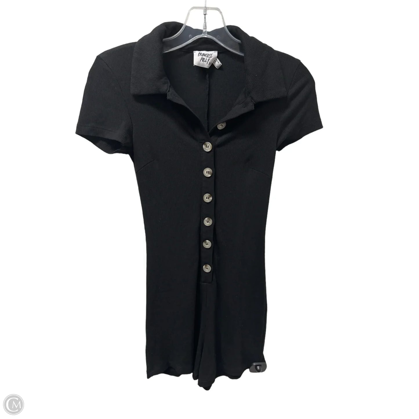 Romper By Princess Polly In Black, Size: Xs