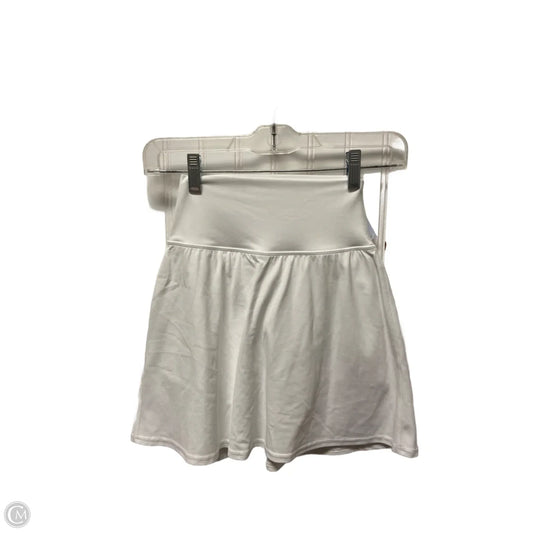 Athletic Skort By Lululemon In White, Size: Xs