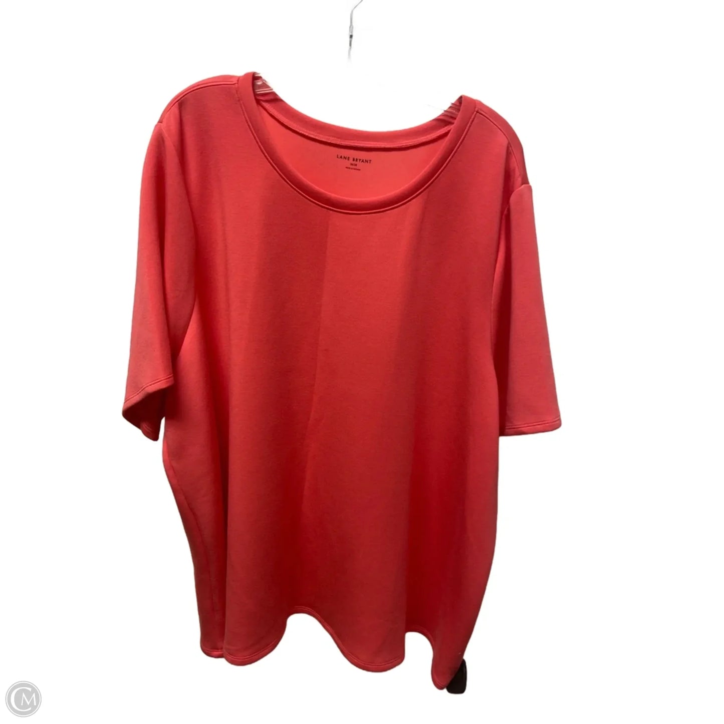 Top Short Sleeve By Lane Bryant In Pink, Size: 3x