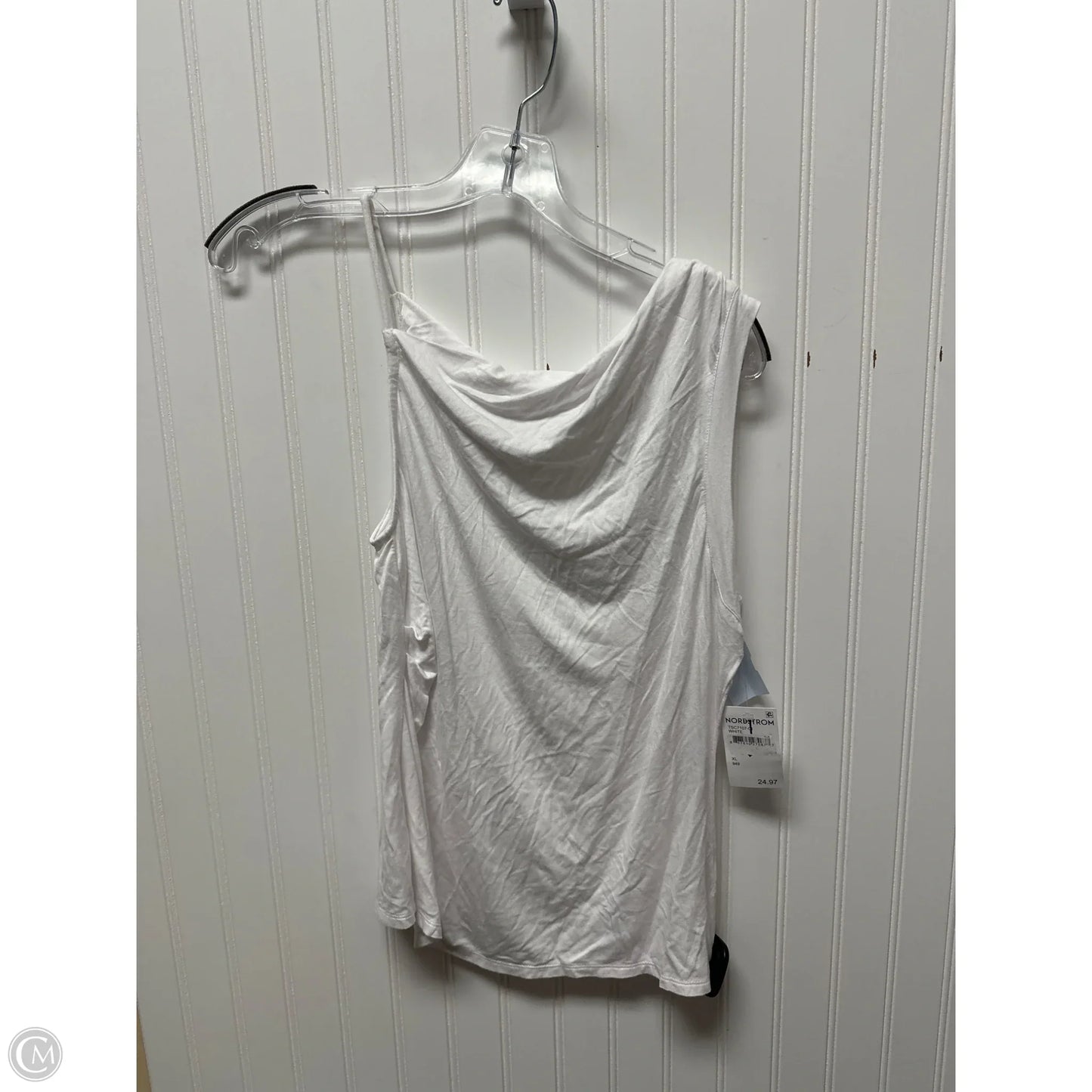 Top Sleeveless Basic By Clothes Mentor In White, Size: Xl