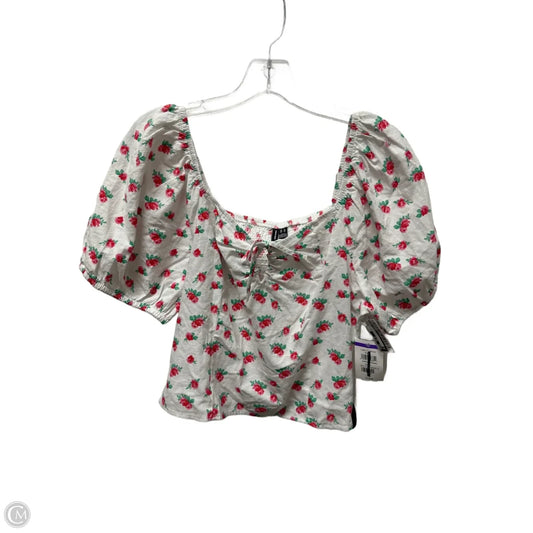 Top Short Sleeve By Vero Moda In White, Size: Xl