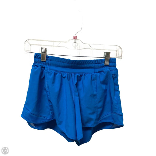 Athletic Shorts By Lululemon In Blue, Size: S