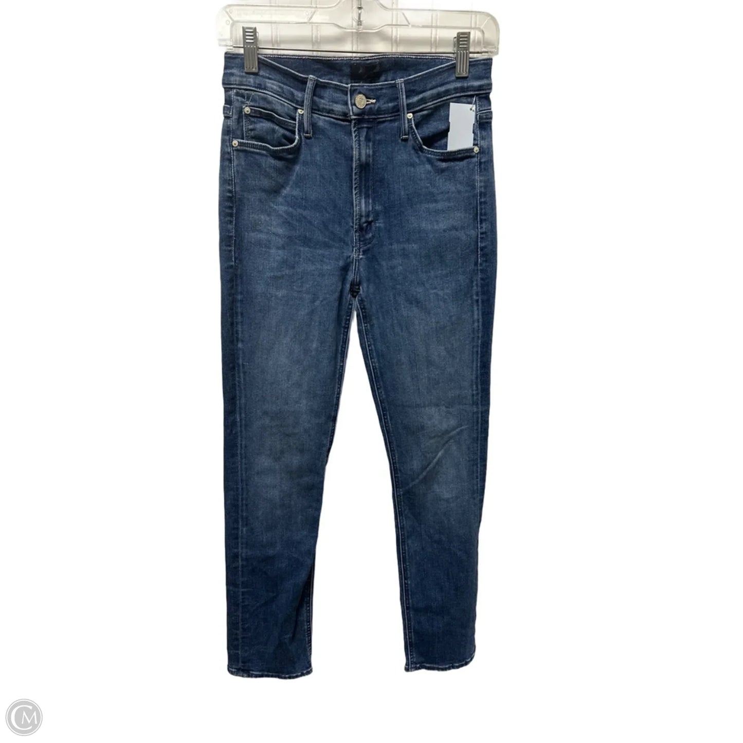 Jeans Straight By Mother In Blue Denim, Size: 4