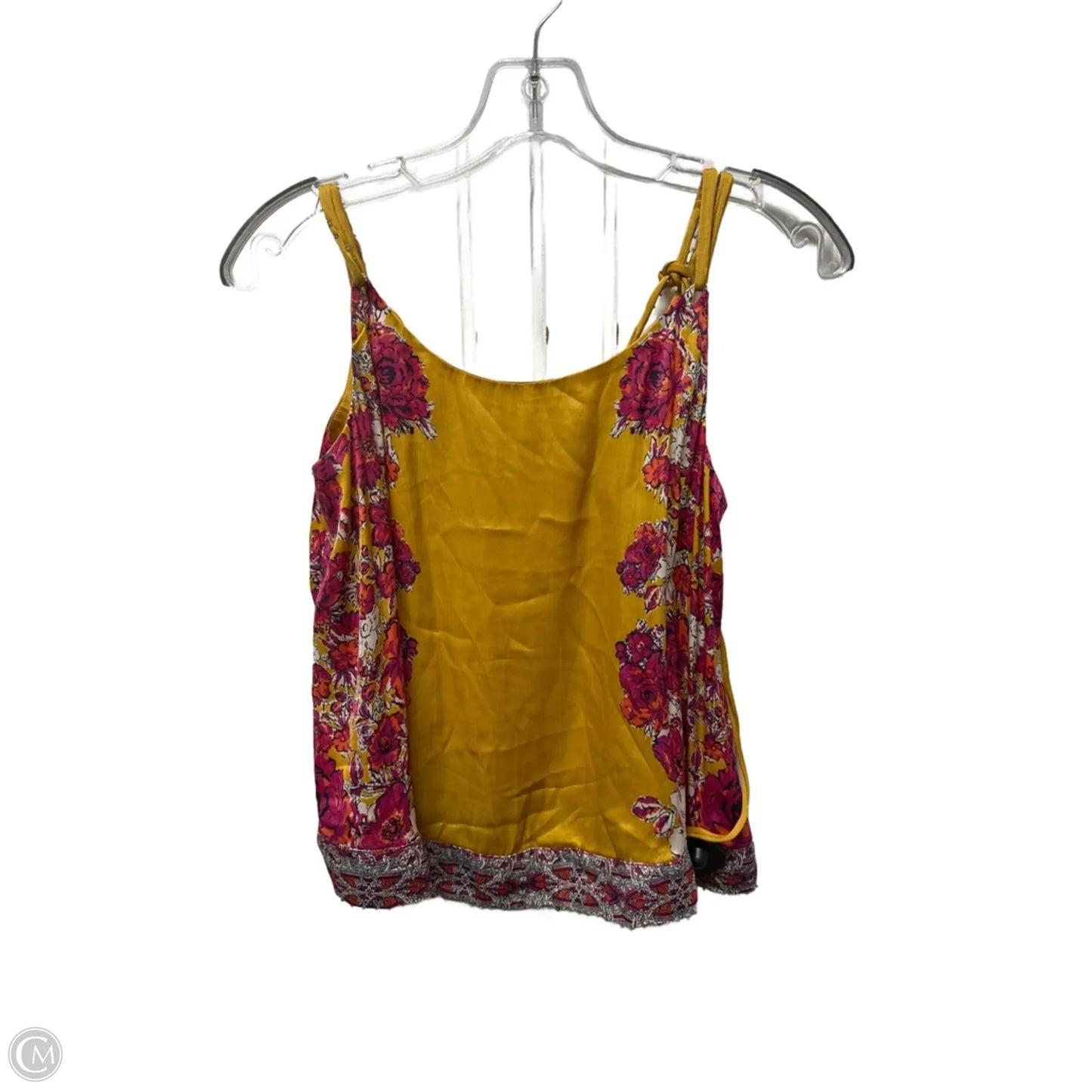 Top Sleeveless By Free People In Yellow, Size: S