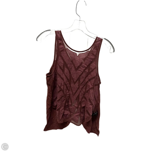 Top Sleeveless By Free People In Purple, Size: Xs
