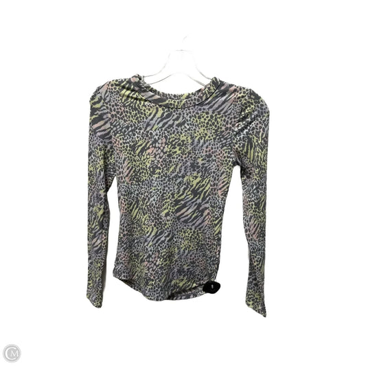 Top Long Sleeve Basic By No Boundaries In Grey, Size: Xs