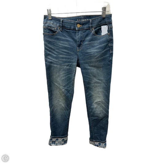 Jeans Skinny By White House Black Market In Blue Denim, Size: 6p