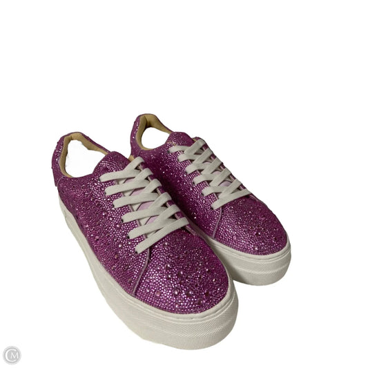 Shoes Sneakers By Betsey Johnson In Pink, Size: 10