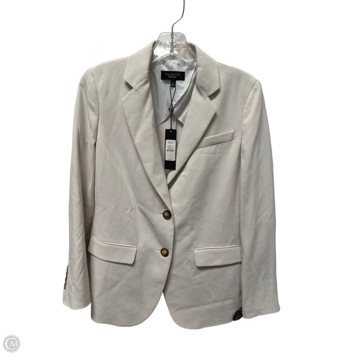 Blazer By Talbots In Beige, Size: Xs