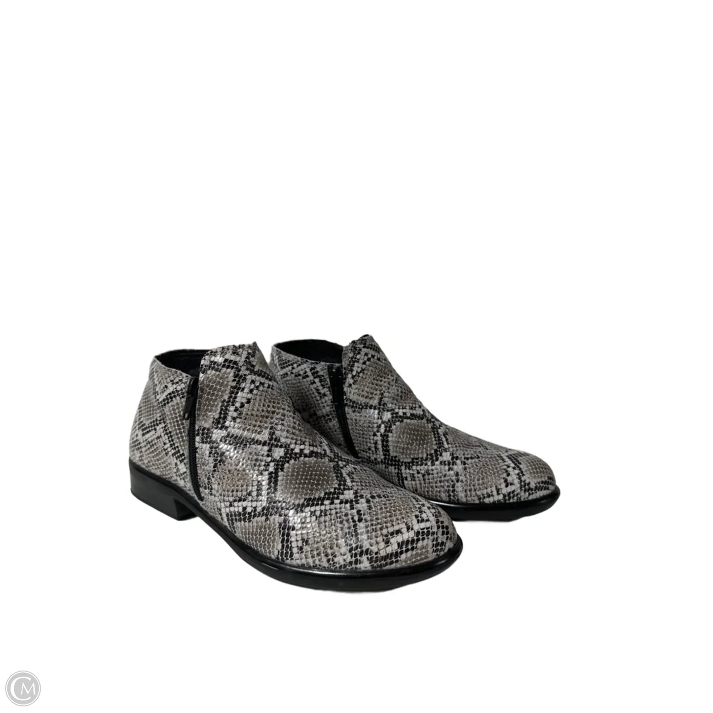 Boots Ankle Flats By Naot In Snakeskin Print, Size: 6.5
