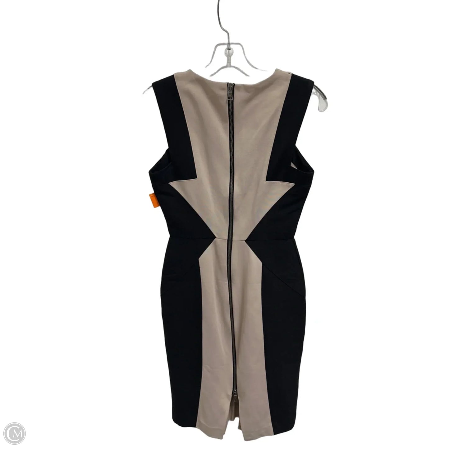 Dress Work By Bcbgmaxazria In Black & Tan, Size: Xs