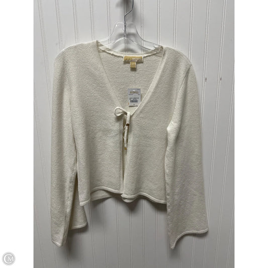 Sweater Cardigan By Michael By Michael Kors In Cream, Size: Sp