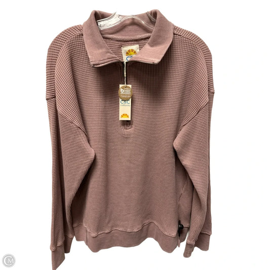 Top Long Sleeve By C And C In Pink, Size: S