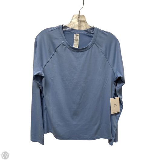 Athletic Top Long Sleeve Crewneck By Rbx In Blue, Size: M