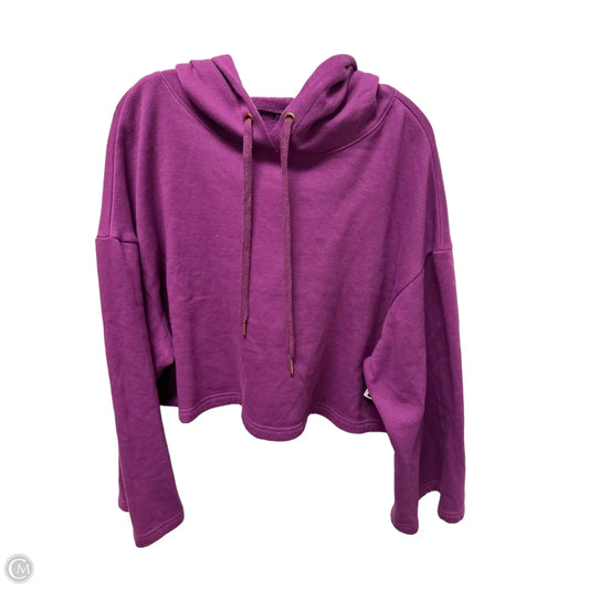 Sweatshirt Hoodie By Clothes Mentor In Purple, Size: Xl