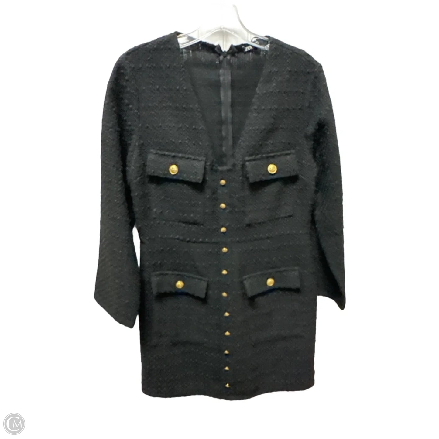 Dress Work By Zara In Black, Size: L