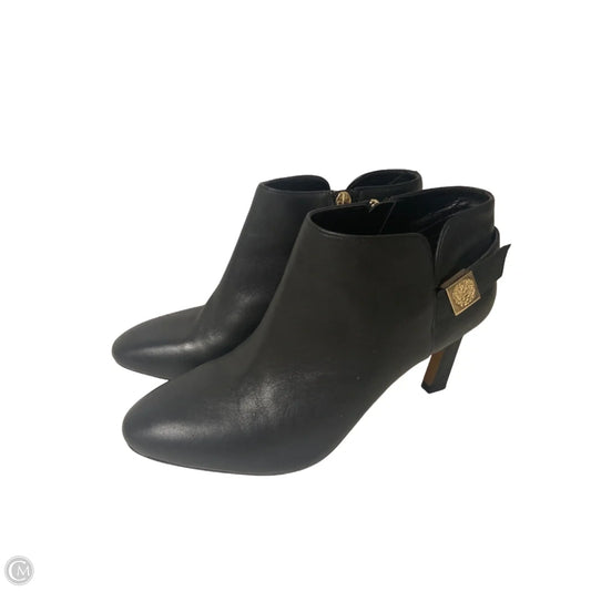 Boots Ankle Heels By Vince Camuto In Black, Size: 9.5