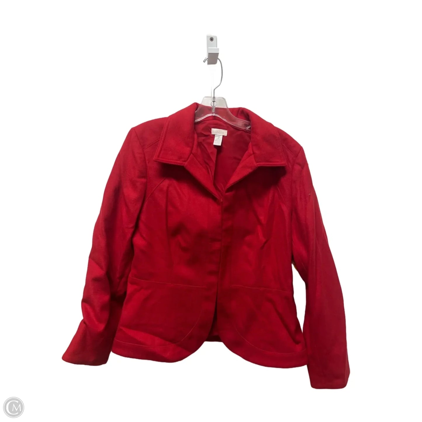 Blazer By Chicos In Red, Size: L